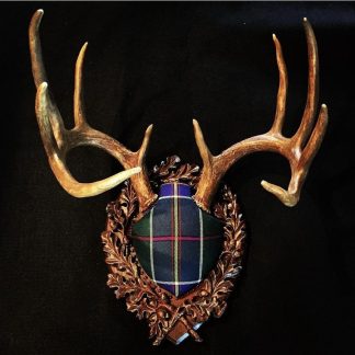 The Tartan Covered Legacy Panel by Heritage Game Mounts.