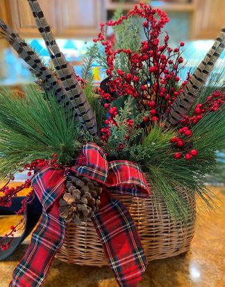 Vintage Christmas Creel