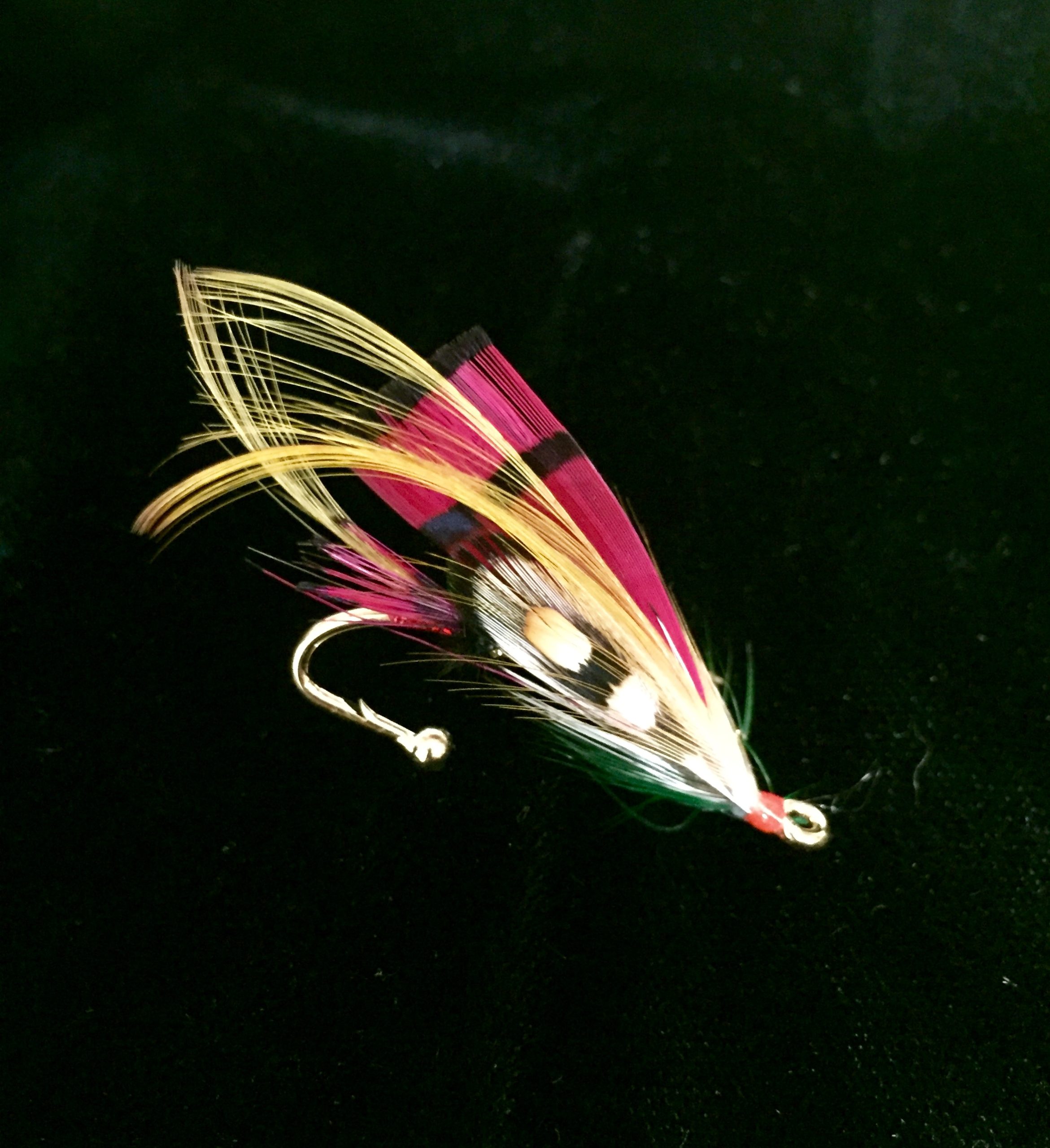 Gaudy Parson Fly Fishing Pin