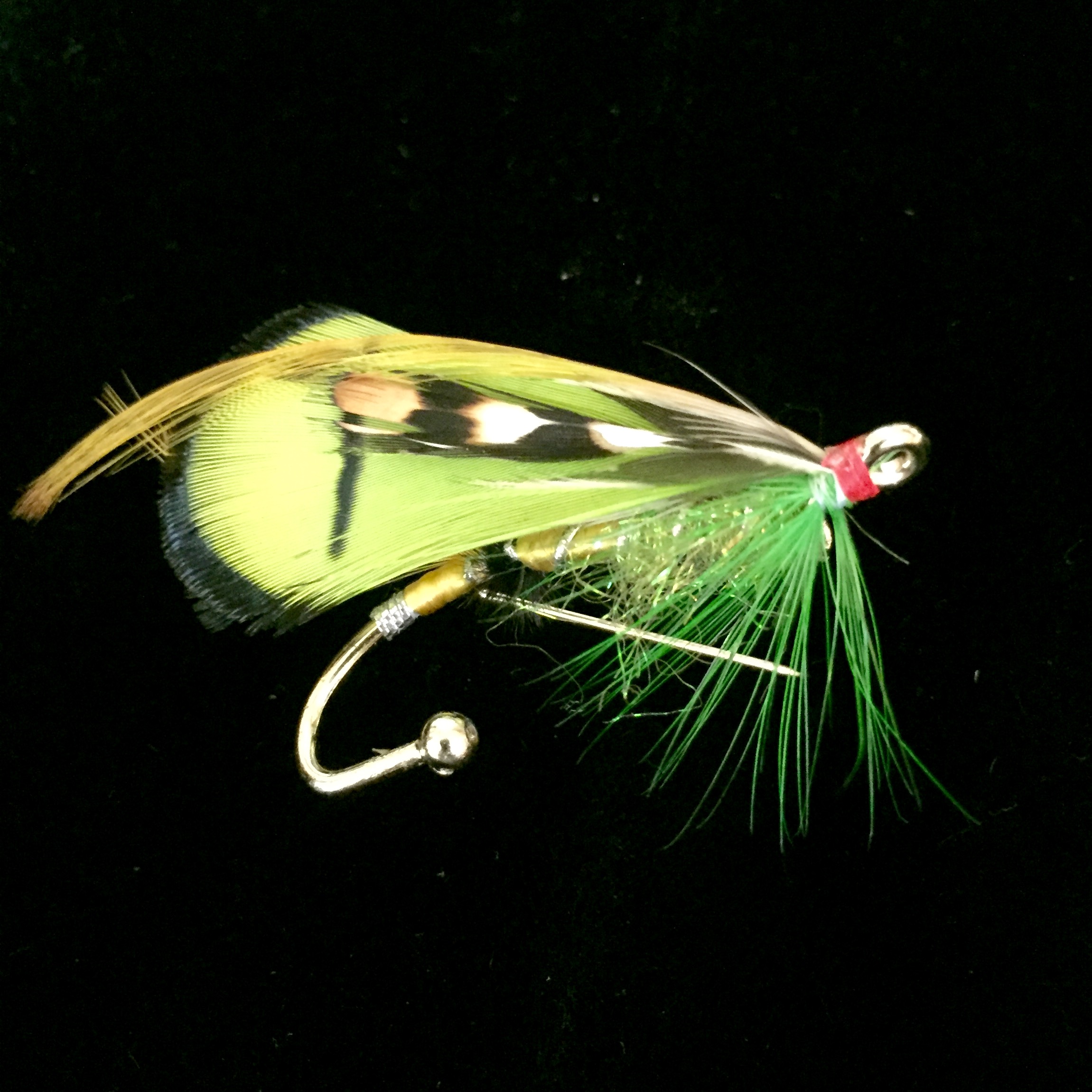 Green Goddess Fly Fishing Lapel Pin » Heritage Game Mounts